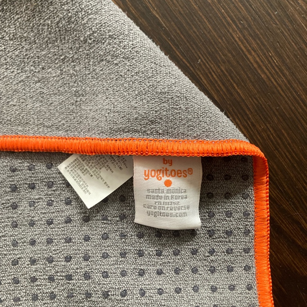 Unused Yogatoes grippy towel for yoga mat